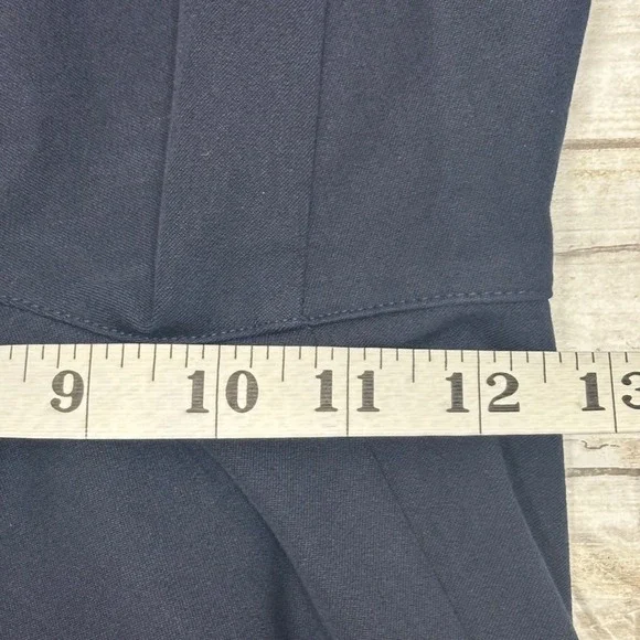 OLD NAVY High Rise Pixie Straight Leg Pants Navy‎ Blue Size 12 Tall NWT - Picture 8 of 9